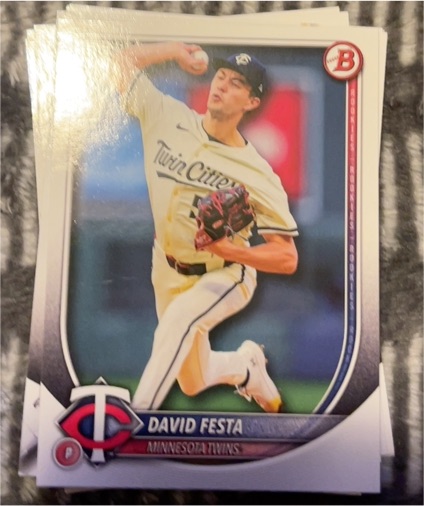 2025 Bowman #54 David Festa — front