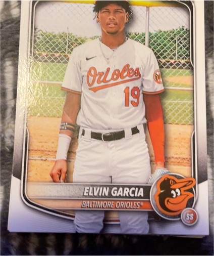 2025 Bowman #BP-124 Elvin Garcia — front