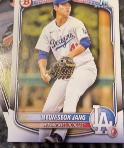2025 Bowman Chrome #BCP-51 Hyun-Seok Jang — front
