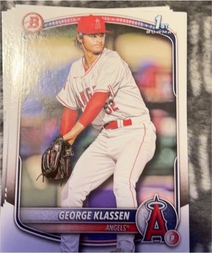 2025 Bowman #BP-63 George Klassen — front