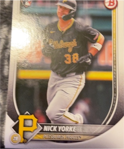 2025 Bowman #97 Nick Yorke — front