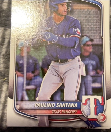 2025 Bowman #BP-72 Paulino Santana — front