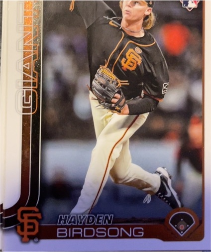 2025 Topps #699 Hayden Birdsong — front