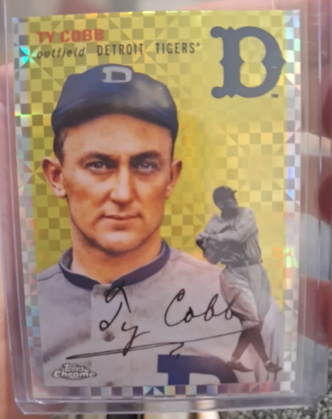 2023 Topps Chrome Platinum Anniversary #464 Ty Cobb — front