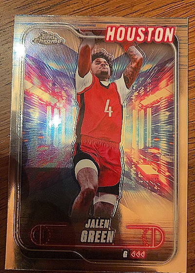 2024-25 Topps Chrome #199 Jalen Green — front