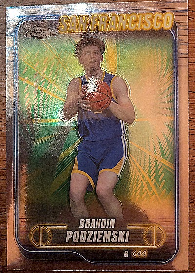 2024-25 Topps Chrome #7 Brandin Podziemski — front