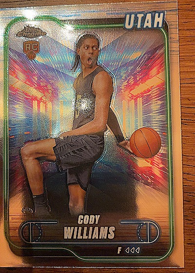 2024-25 Topps Chrome #160 Cody Williams — front
