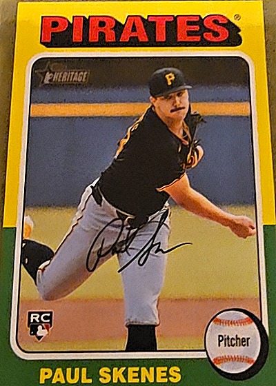2024 Topps Heritage #594 Paul Skenes — front