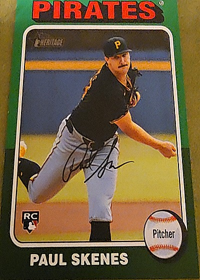 2024 Topps Heritage High Number #594 Paul Skenes — front
