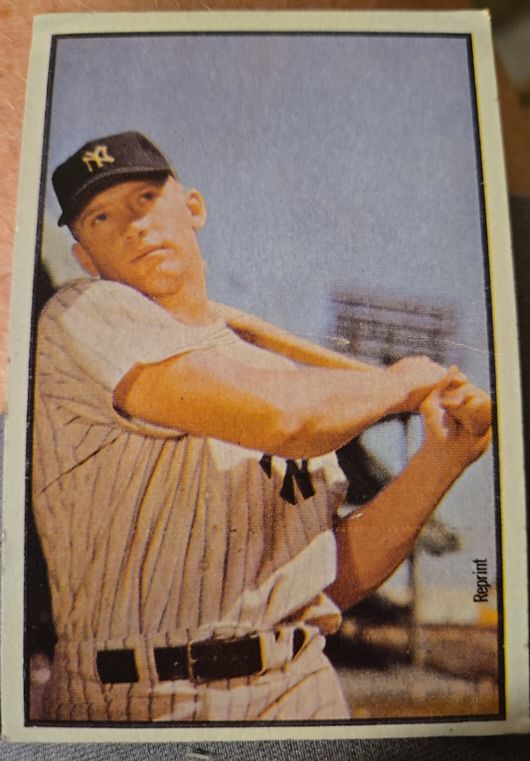 1989 Bowman #NNO Mickey Mantle 1953 Bowman Reprint — front