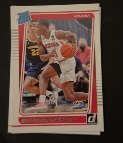 2022-23 Panini Chronicles Donruss Rated Rookie #3 Bennedict Mathurin — front
