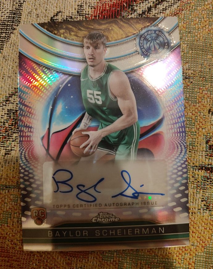 2024-25 Topps Chrome #TCRA-BS Baylor Scheierman — front