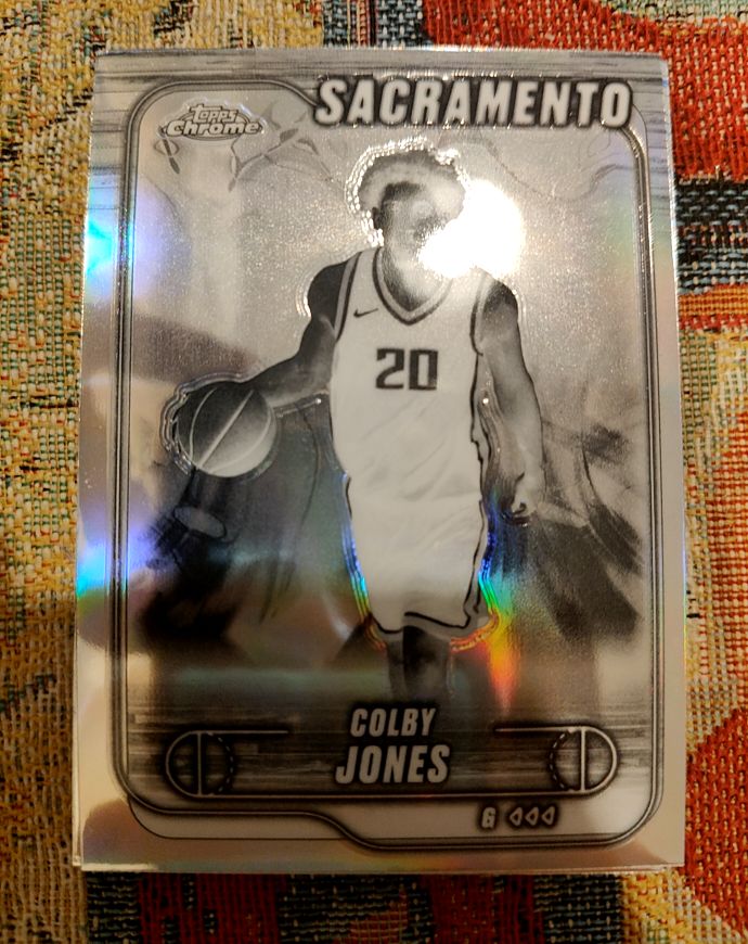 2024-25 Topps Chrome #192 Colby Jones — front