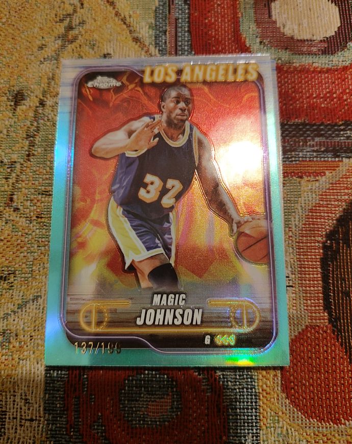 2024-25 Topps Chrome #59 Magic Johnson — front