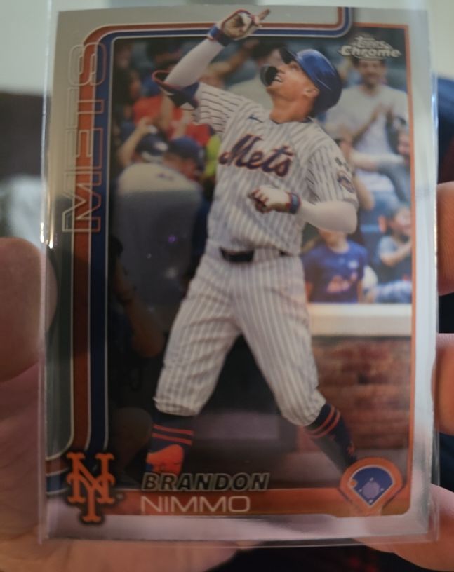 2025 Topps Chrome #331 Brandon Nimmo — front