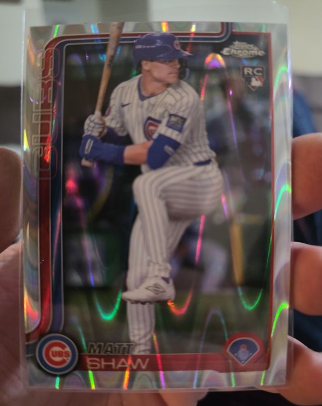 2025 Topps Chrome #219 Matt Shaw — front