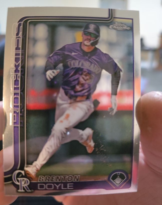 2025 Topps Chrome #118 Brenton Doyle — front