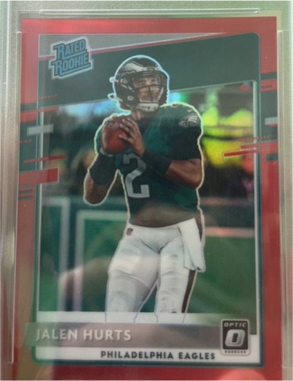 2020 Donruss Optic #314 Jalen Hurts — front