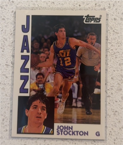 1992-93 Topps Archives #57 John Stockton — front