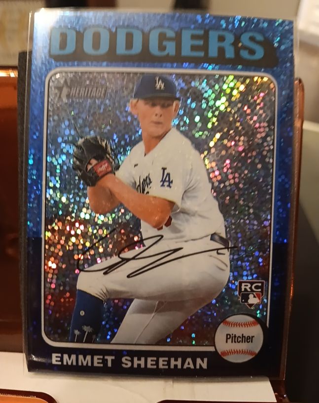 2024 Topps Heritage #187 Emmet Sheehan — front