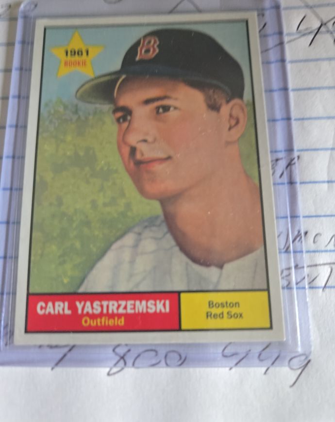 1961 Topps #287 Carl Yastrzemski — front