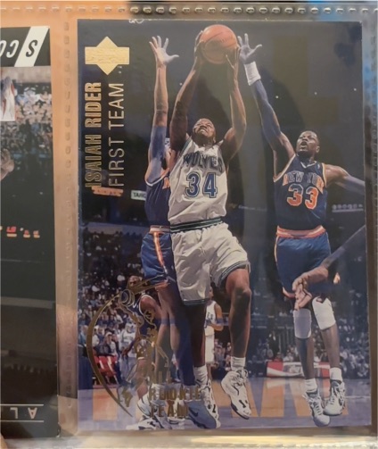 1994-95 Upper Deck #5 Isaiah Rider — front