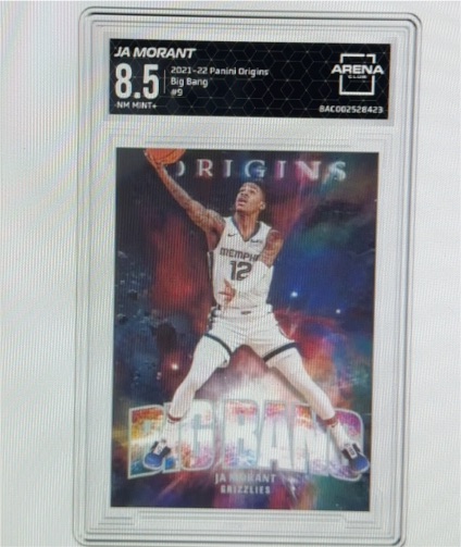 2021-22 Panini Origins Big Bang #9 Ja Morant — front