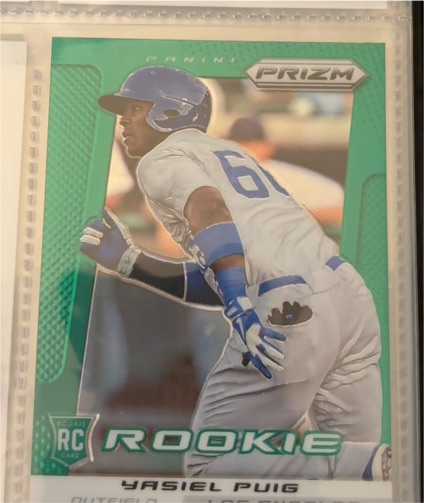 2013 Panini Prizm #260 Yasiel Puig Rookie — front