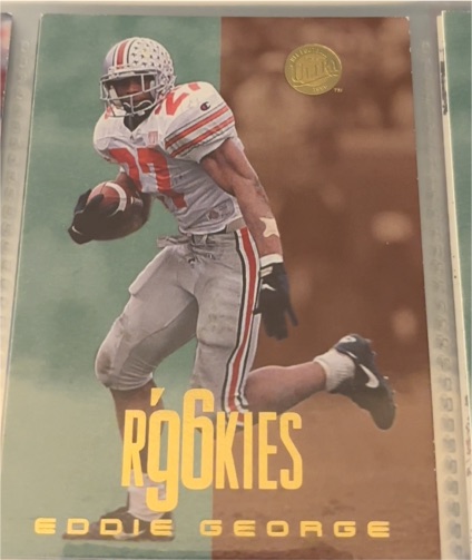 1996 Fleer Ultra #169 Eddie George Rookie — front