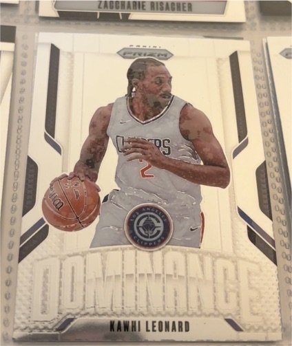 2024-25 Panini Prizm #18 Kawhi Leonard Dominance — front