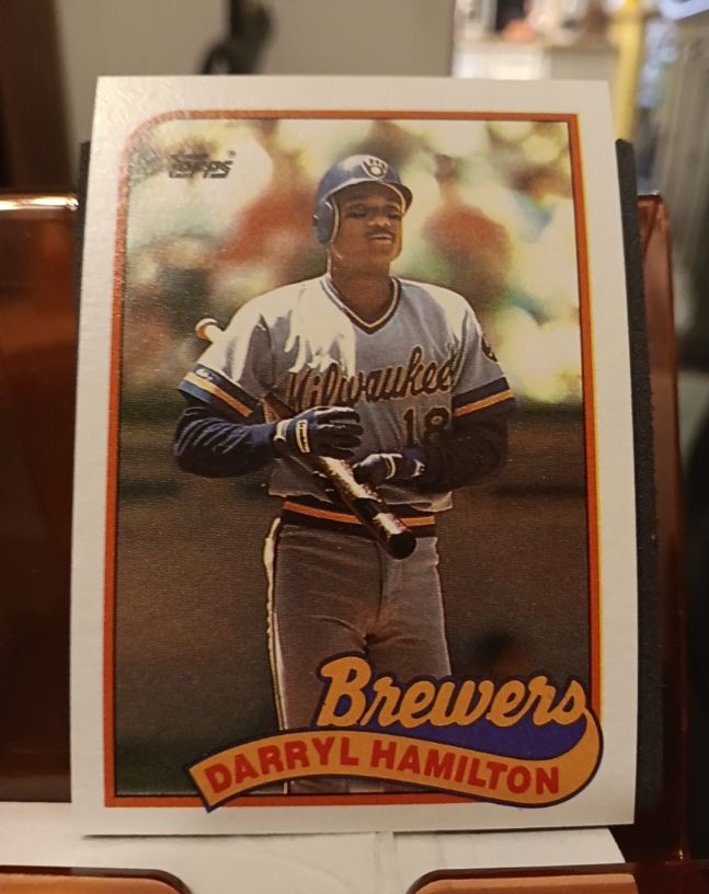 1989 Topps #88 Darryl Hamilton — front
