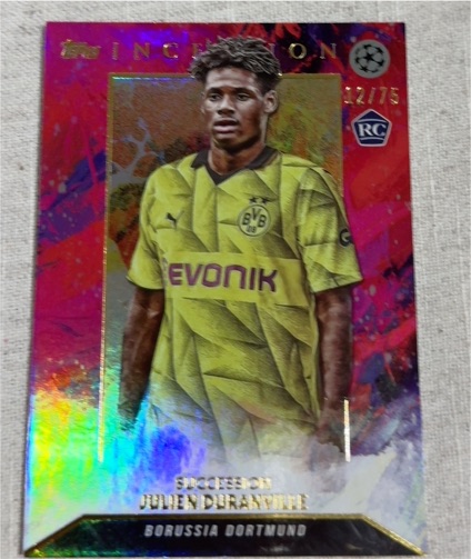2023-24 Topps Inception #16 Julien Duranville — front
