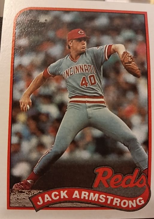 1989 Topps #317 Jack Armstrong — front