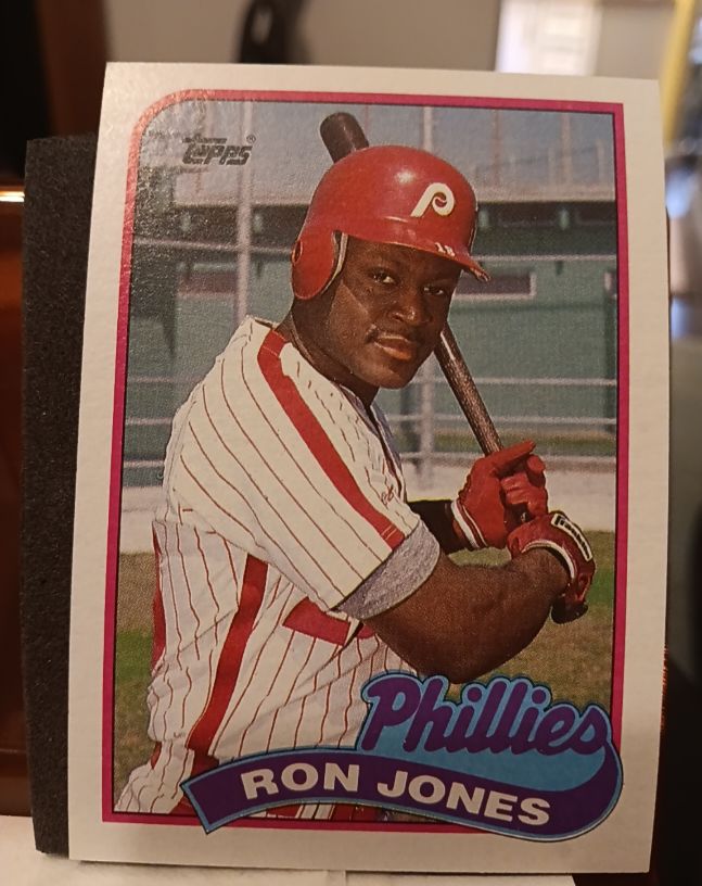 1989 Topps #349 Ron Jones Philadelphia Phillies — front