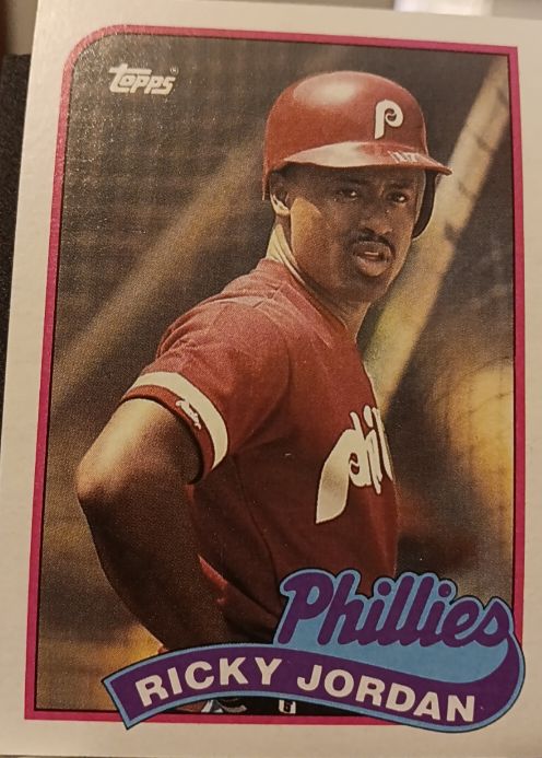 1989 Topps #358 Ricky Jordan — front