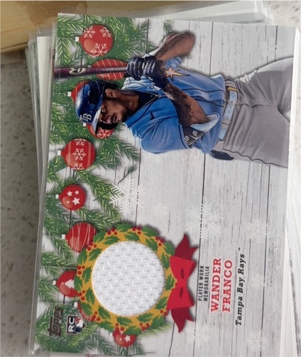2022 Topps Holiday #WRC-WF Wander Franco — front