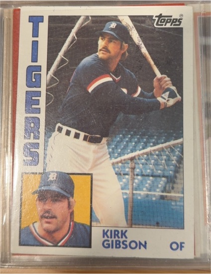 1984 Topps #65 Kirk Gibson — front