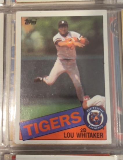 1985 Topps #480 Lou Whitaker — front