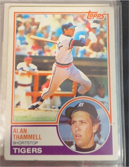 1983 Topps #95 Alan Trammell — front
