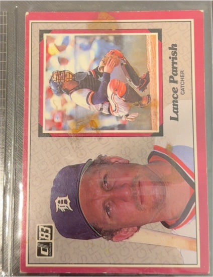1983 Donruss Action All-Stars #50 Lance Parrish — front