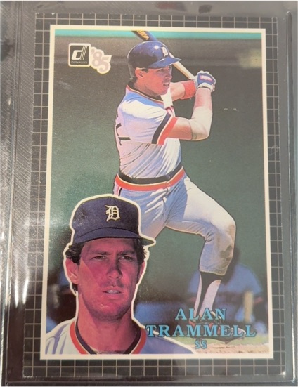 1985 Donruss Action All-Stars #44 Alan Trammell — front
