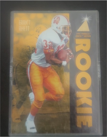 1995 Pinnacle Zenith Edition #Z138 Errict Rhett Rookie — front