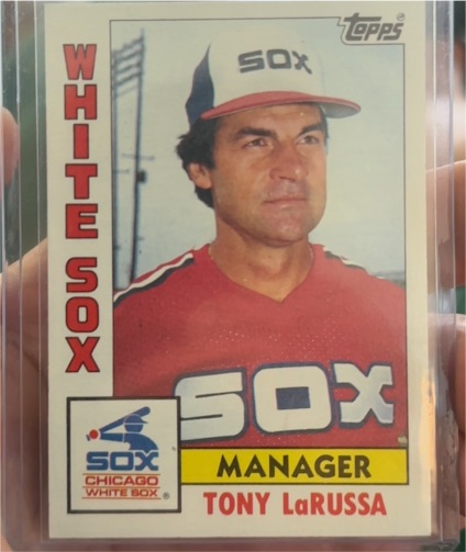 1984 Topps #591 Tony LaRussa — front