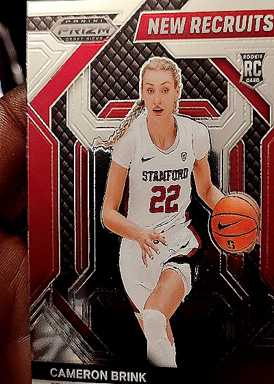 2024 Panini Prizm Draft Picks #5 Cameron Brink New Recruits Silver Prizm — front