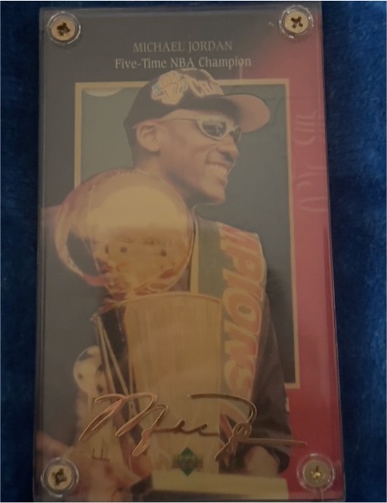 1997 Upper Deck Cel Signature Series Limited #1659 Michael Jordan — front
