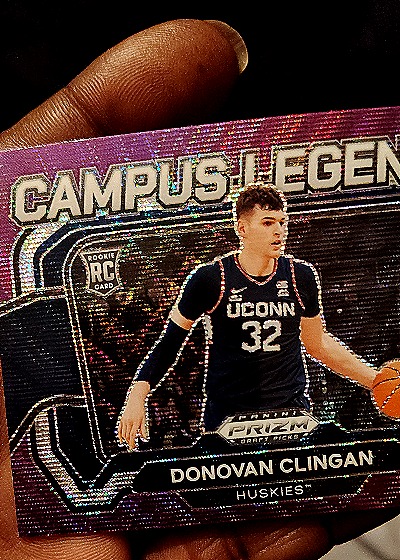 2024 Panini Prizm Draft Picks Campus Legends #9 Donovan Clingan — front