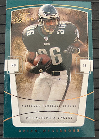 2004 Fleer Flair #26 Brian Westbrook — front