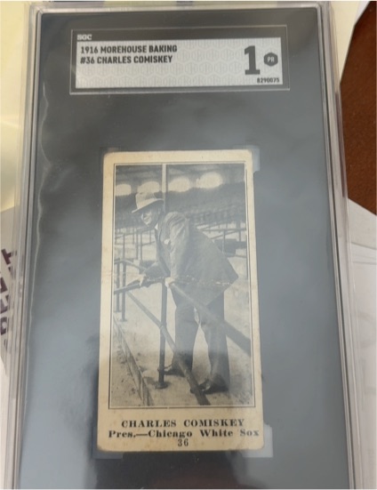 1916 Morehouse Baking #36 Charles Comiskey — front
