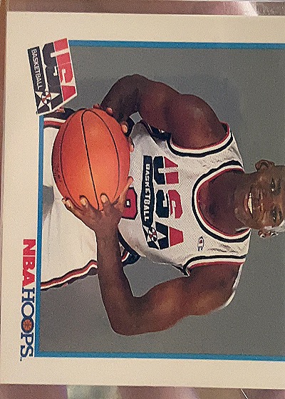 1991-92 NBA Hoops #579 Michael Jordan USA Basketball — front