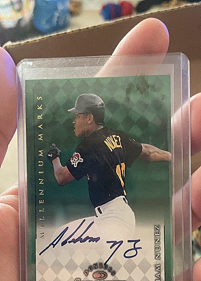 1997 Donruss Millennium Marks #D-9 William Nunez — front